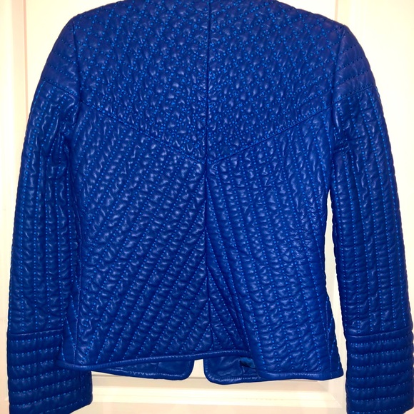 Made in Italy. Stylish Leather Jacket. New w/Tags - Picture 4 of 7